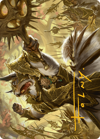 Honored Dreyleader // Honored Dreyleader (ABLB-023) - Bloomburrow Art Series (Borderless) Foil