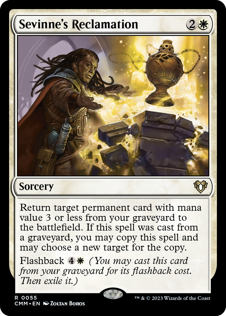 Sevinne's Reclamation (CMM-055) - Commander Masters Foil