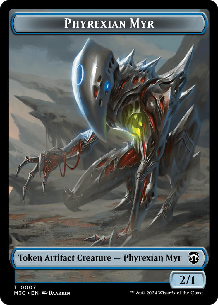 Phyrexian Myr (TM3C-007) - Modern Horizons 3 Commander Tokens Foil