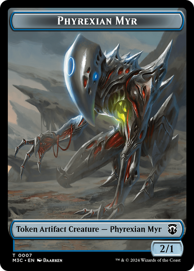 Phyrexian Myr (TM3C-007) - Modern Horizons 3 Commander Tokens Foil