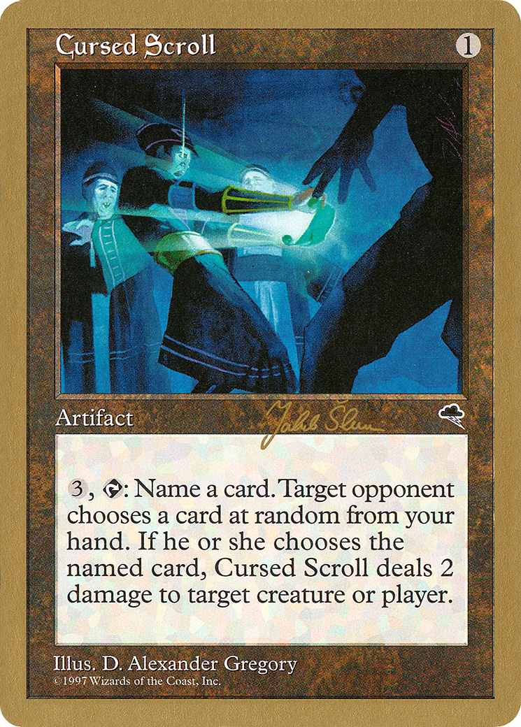 Cursed Scroll - 1999 Jakub Slemr (TMP) (WCD-) - World Championship Decks 1999
