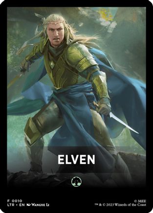 Elven Theme Card (LTR-010) - The Lord of the Rings: Tales of Middle-earth