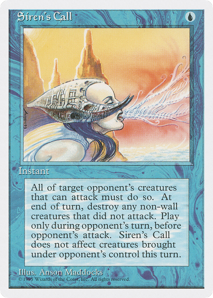 Siren's Call (4ED-) - Fourth Edition
