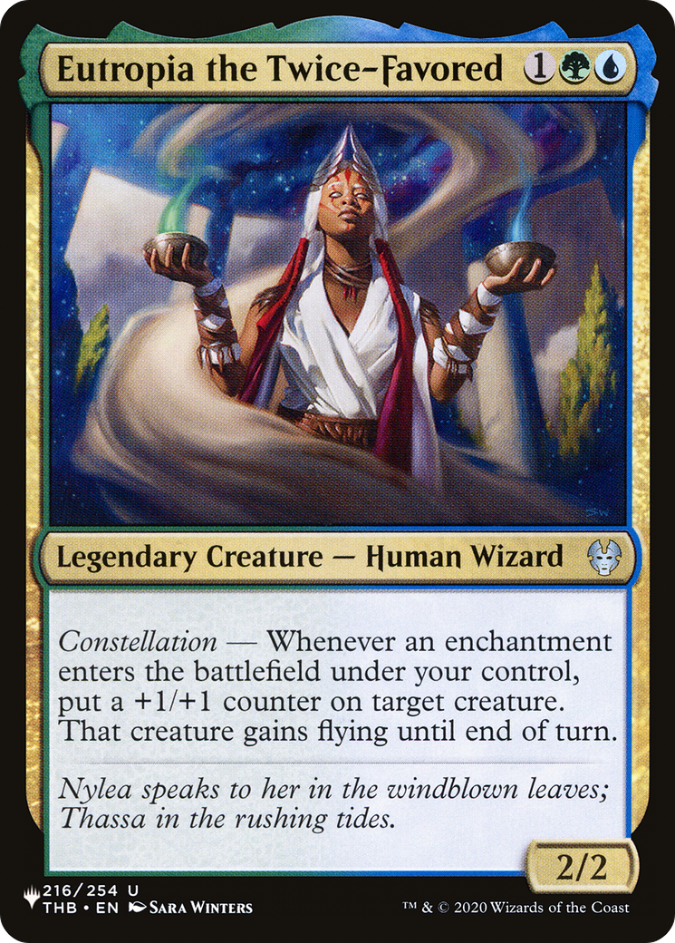 Eutropia the Twice-Favored (LIST-THB-216) - The List