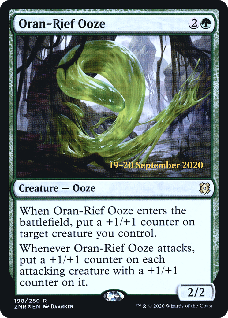 Oran-Rief Ooze (PRE-198) - Zendikar Rising Promos Foil