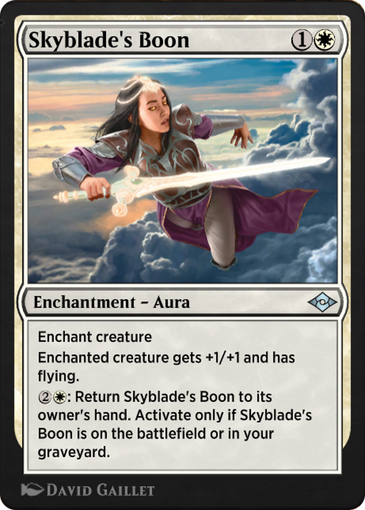 Skyblade's Boon (J21-136) - Jumpstart: Historic Horizons