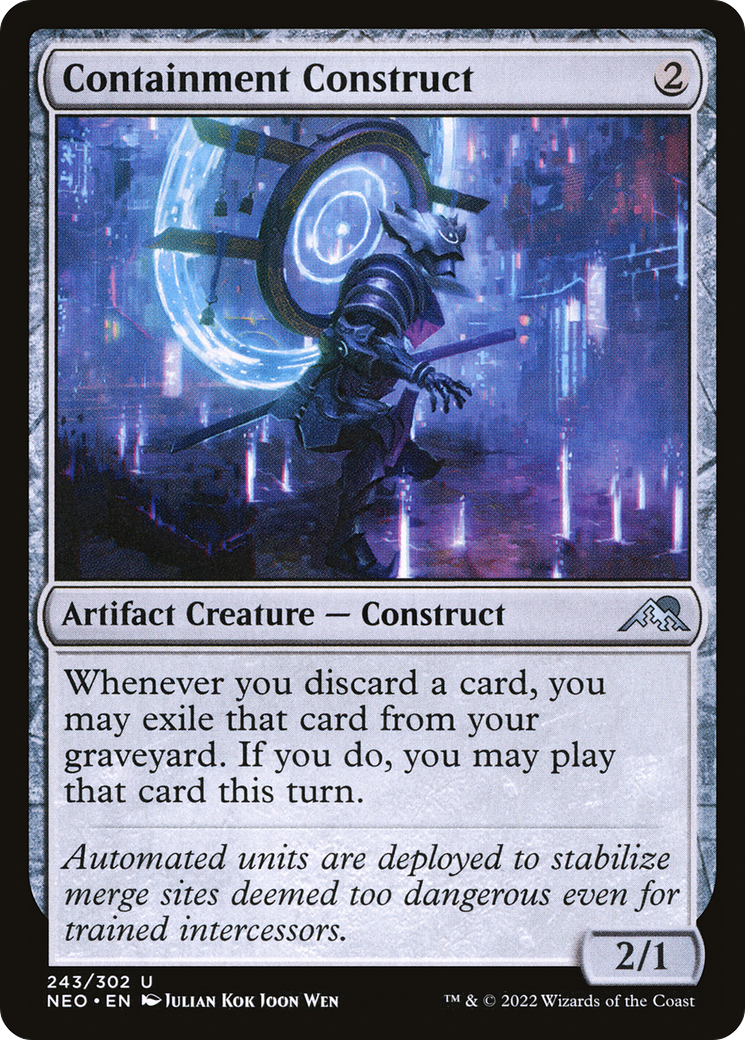 Containment Construct (NEO-243) - Kamigawa: Neon Dynasty Foil