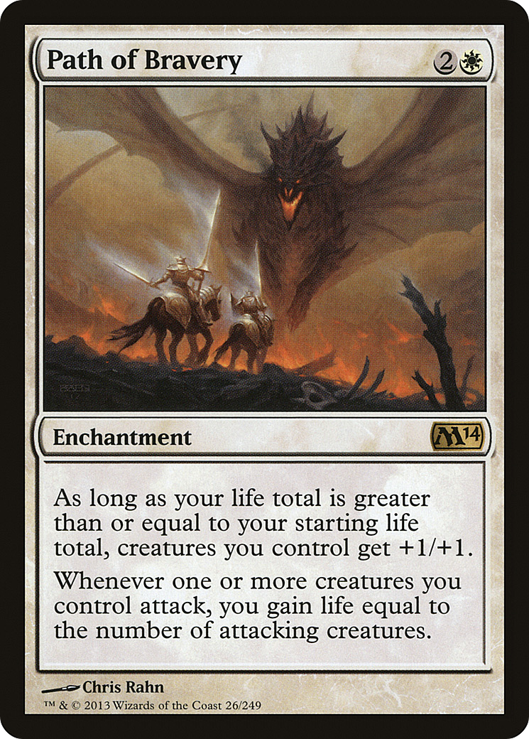 Path of Bravery (M14-026) - Magic 2014