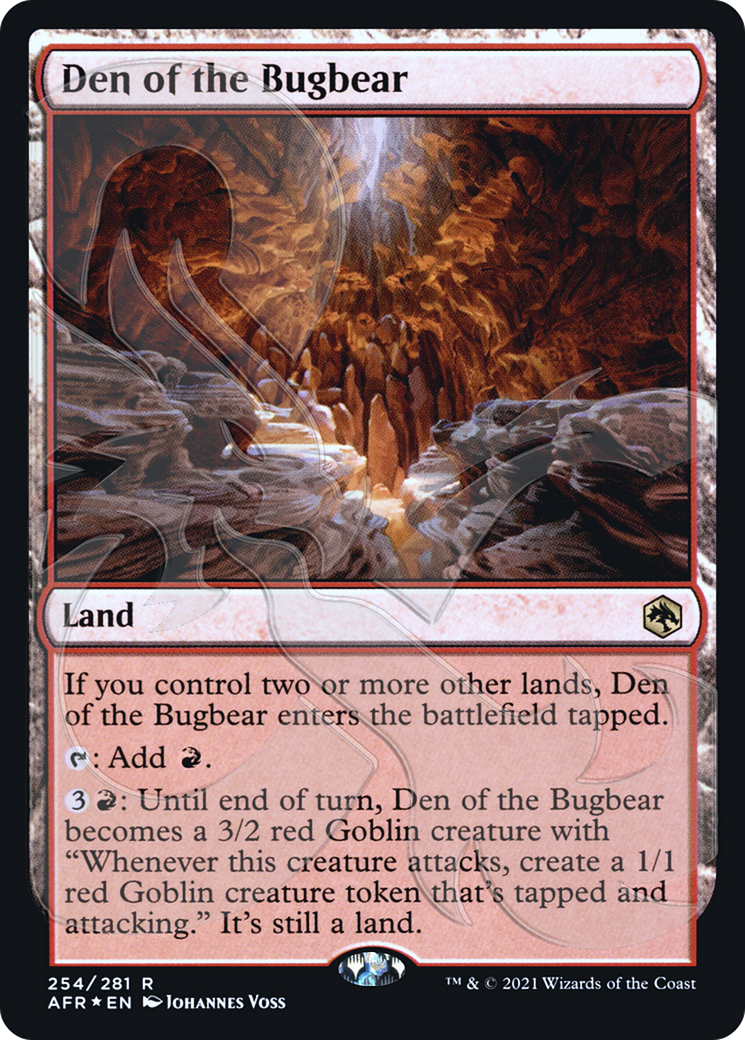 Den of the Bugbear (AFR&-254) - Adventures in the Forgotten Realms Promos Foil