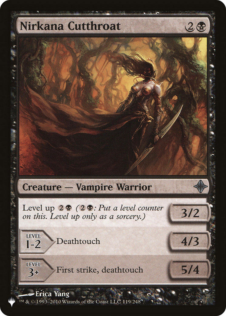 Nirkana Cutthroat (LIST-119/248) - The List