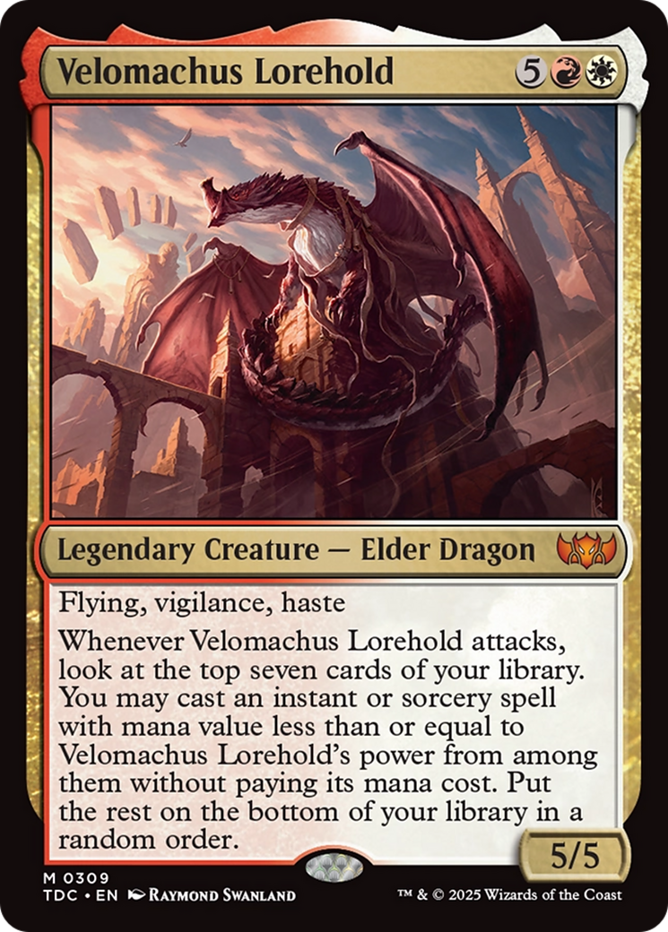 Velomachus Lorehold (TDC-309) - Commander: Tarkir: Dragonstorm
