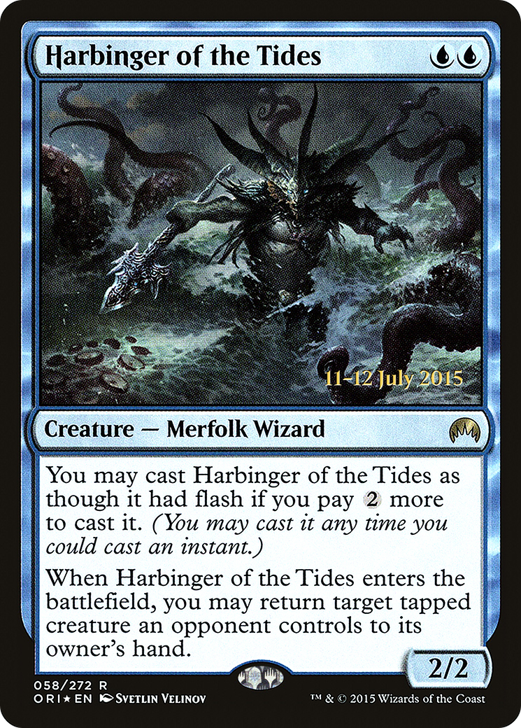 Harbinger of the Tides (PRE-058) - Magic Origins Promos Foil