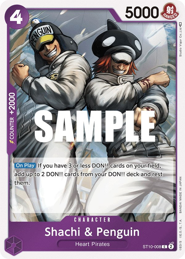 Shachi & Penguin [Ultra Deck - The Three Captains]