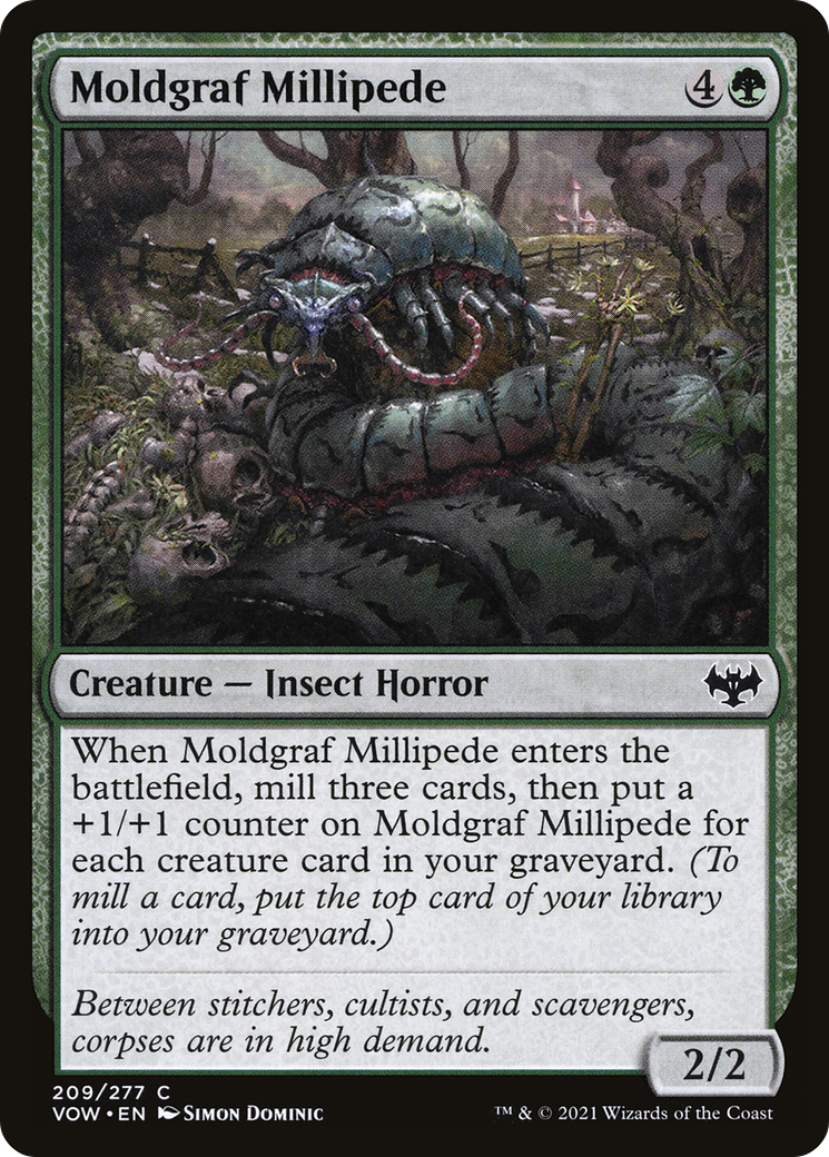 Moldgraf Millipede (VOW-209) - Innistrad: Crimson Vow