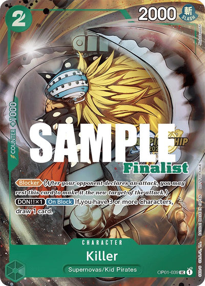 Killer (CS 2023 Top Players Pack) [Finalist] [One Piece Promotion Cards]