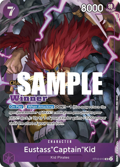 Eustass"Captain"Kid (CS 2023 Top Players Pack) [Winner] [One Piece Promotion Cards]