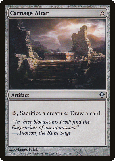 Carnage Altar (ZEN-198) - Zendikar Foil