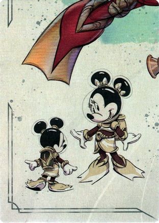 Minnie Mouse - Wide-Eyed Diver Puzzle Insert (Bottom Left)  - Rise of the Floodborn