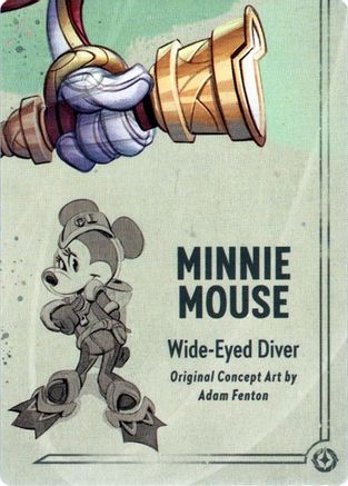 Minnie Mouse - Wide-Eyed Diver Puzzle Insert (Bottom Right)  - Rise of the Floodborn