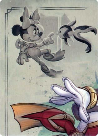 Minnie Mouse - Wide-Eyed Diver Puzzle Insert (Top Left)  - Rise of the Floodborn