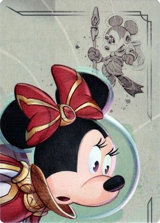Minnie Mouse - Wide-Eyed Diver Puzzle Insert (Top Right)  - Rise of the Floodborn