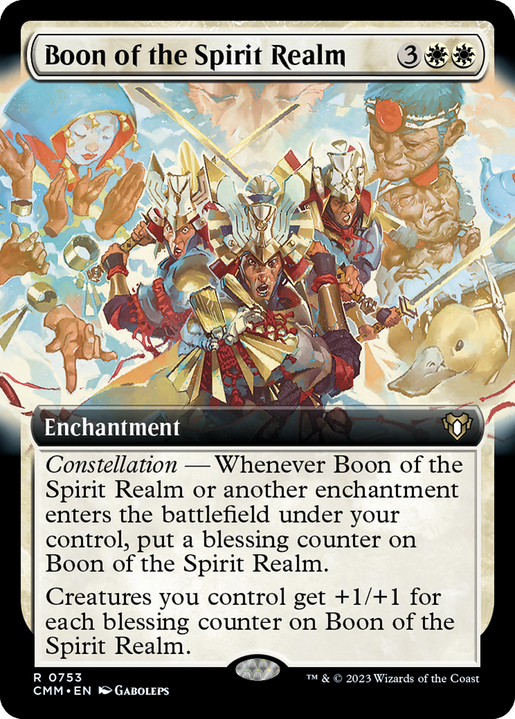 Boon of the Spirit Realm (Extended Art) (CMM-753) - Commander Masters: (Extended Art) Foil