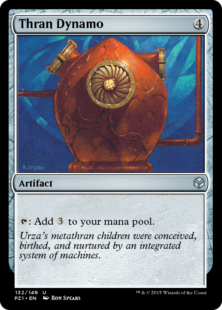 Thran Dynamo (PZ1-132) - Legendary Cube Prize Pack Foil