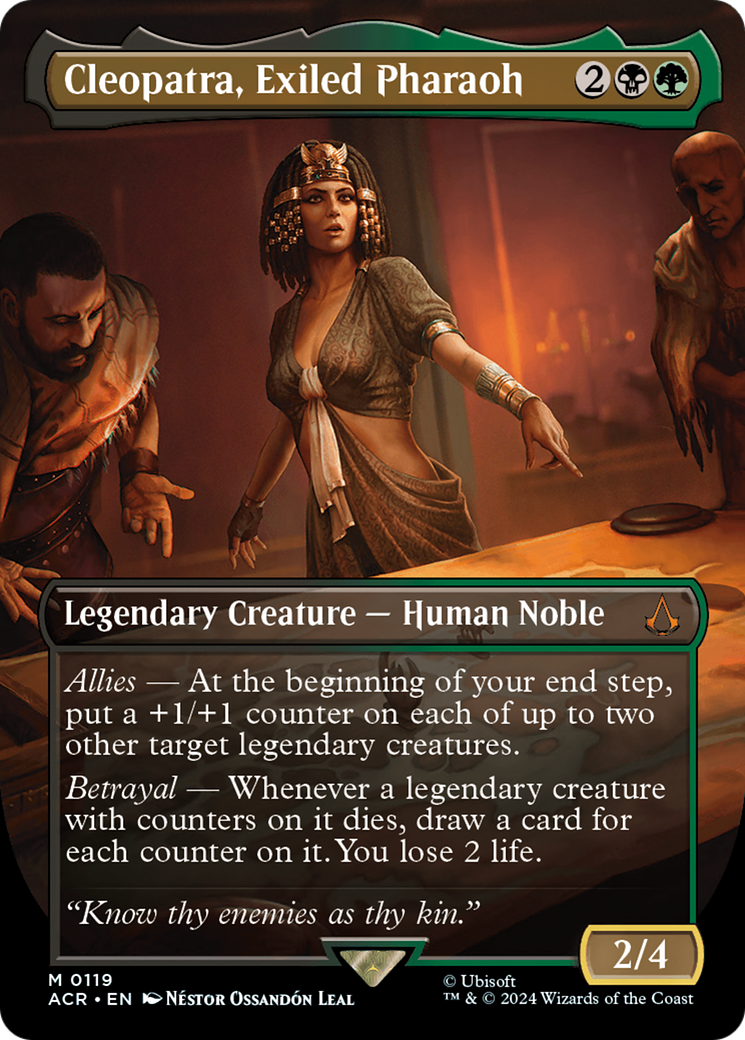 Cleopatra, Exiled Pharaoh (Borderless) (ACR-119) - Assassin's Creed (Borderless)