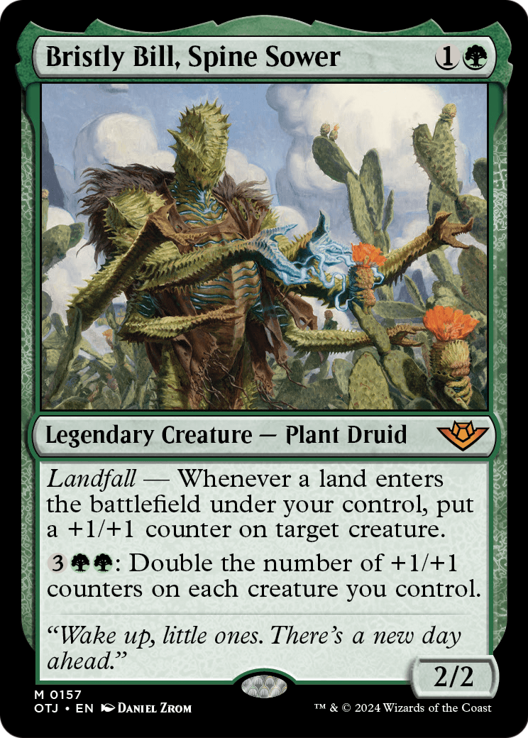 Bristly Bill, Spine Sower (OTJ-157) - Outlaws of Thunder Junction