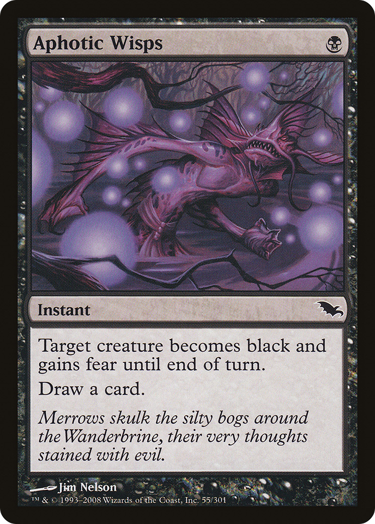 Aphotic Wisps (SHM-055) - Shadowmoor Foil