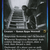 Suspicious Stowaway (DBL-080) - Innistrad: Double Feature: (Double Faced Transform) Foil