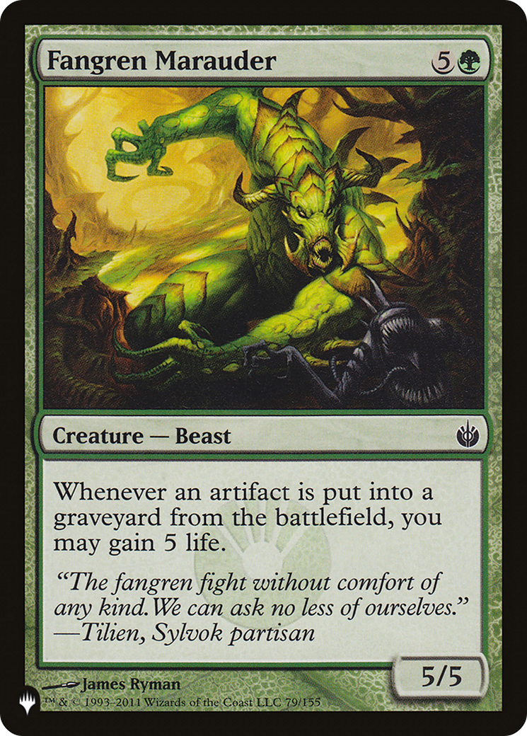 Fangren Marauder (LIST-79/155) - The List
