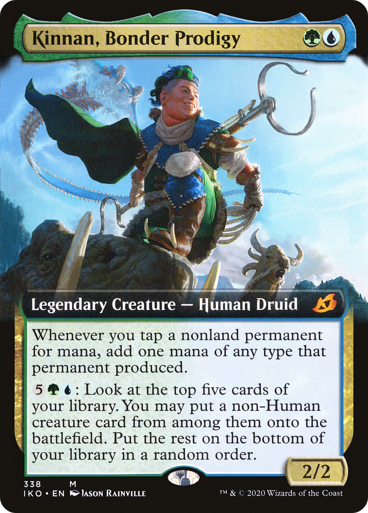 Kinnan, Bonder Prodigy (Extended Art) (IKO-338) - Ikoria: Lair of Behemoths: (Extended Art)