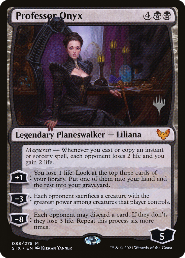 Professor Onyx (PPSTX-083) - Strixhaven: School of Mages Promos Foil