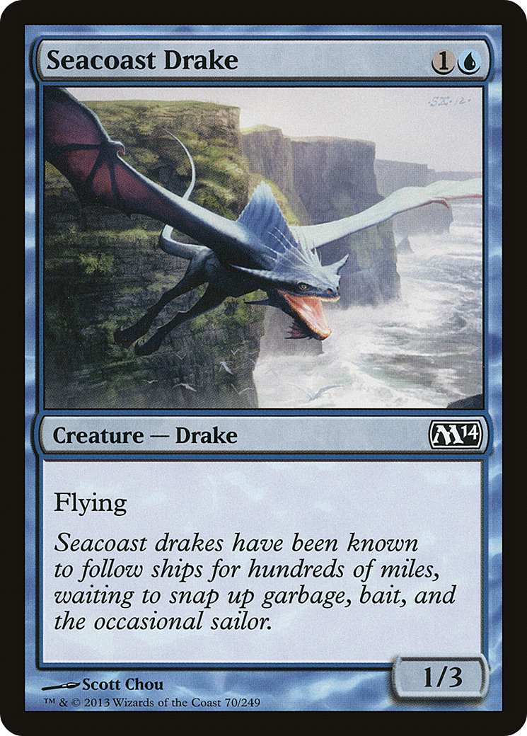 Seacoast Drake (M14-070) - Magic 2014