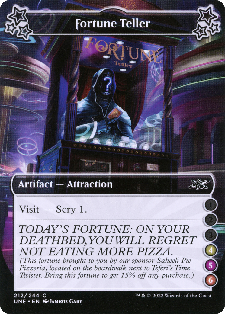 Fortune Teller (4-5-6) (UNF-212) - Unfinity Foil