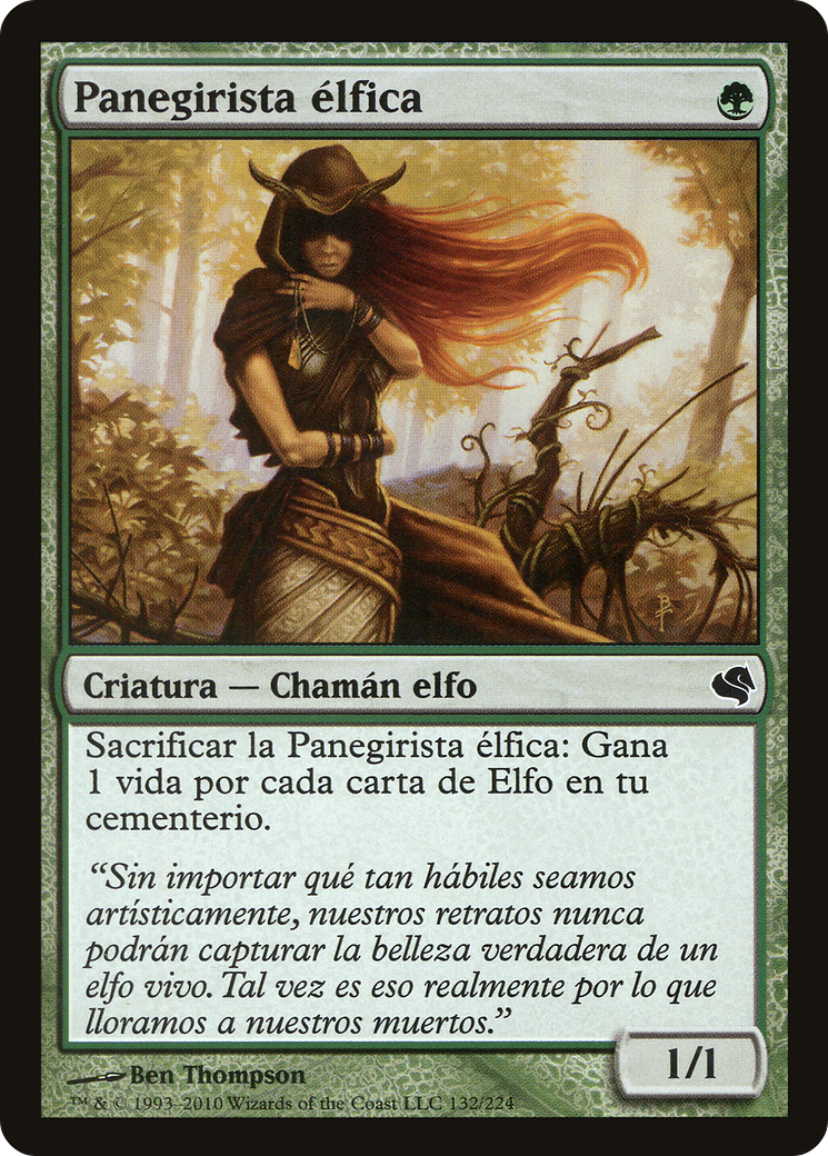 Elvish Eulogist (Spanish) - "Panegirista elfica" (PS11-132) - Salvat 2011