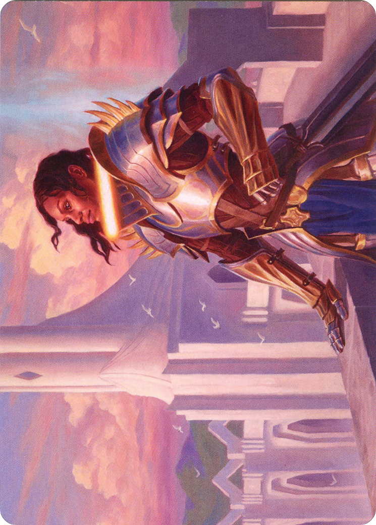 Tazri, Beacon of Unity // Tazri, Beacon of Unity (AZNR-045) - Zendikar Rising Art Series (Borderless) Foil