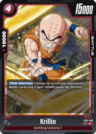Krillin - FB01-008 (FB01-008) - Awakened Pulse Holofoil