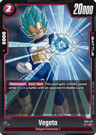 Vegeta - FB01-027 (FB01-027) - Awakened Pulse Holofoil