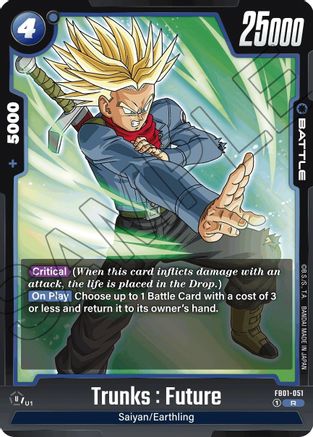Trunks : Future - FB01-051 (FB01-051) - Awakened Pulse Holofoil