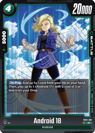 Android 18 - FB01-081 (FB01-081) - Awakened Pulse Holofoil