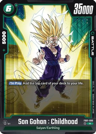 Son Gohan : Childhood - FB01-090 (FB01-090) - Awakened Pulse Holofoil