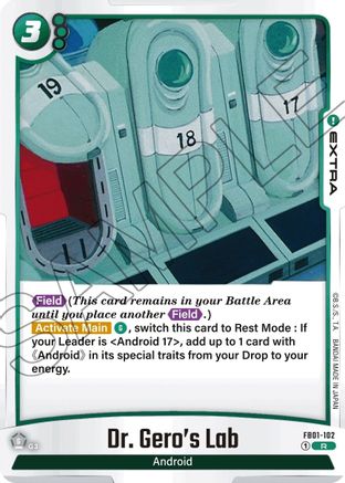 Dr. Gero's Lab (FB01-102) - Awakened Pulse Holofoil