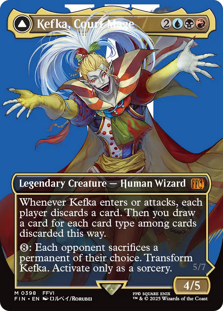 Kefka, Court Mage (0398) (Borderless) (FIN-398) - FINAL FANTASY (Borderless)