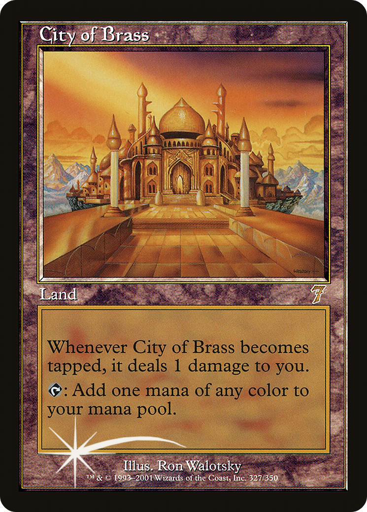 City of Brass (7ED-327) - 7th Edition Foil