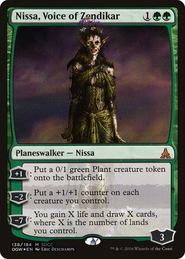 Nissa, Voice of Zendikar (SDCC 2016 Exclusive) (MEDIA-138) - San Diego Comic-Con 2016 Foil