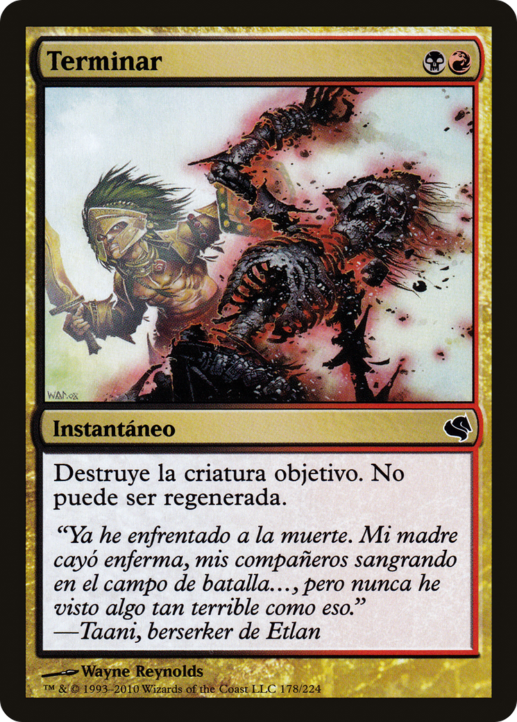 Terminate (Spanish) - "Terminar" (PS11-178) - Salvat 2011