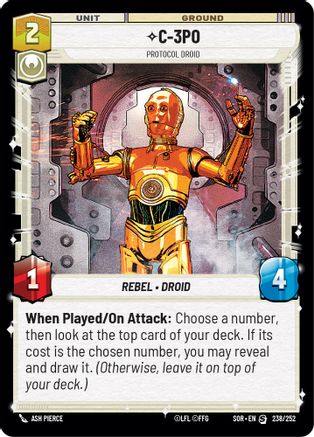 C-3PO - Protocol Droid (238/252) - Spark of Rebellion