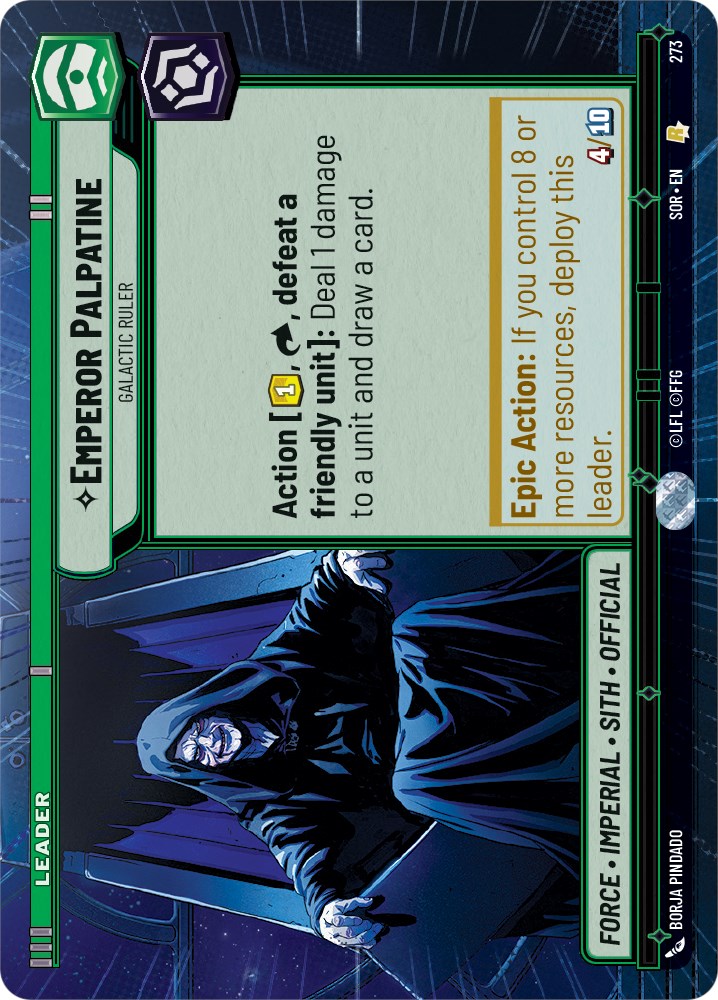 Emperor Palpatine - Galactic Ruler (Hyperspace) (273) [Spark of Rebellion]